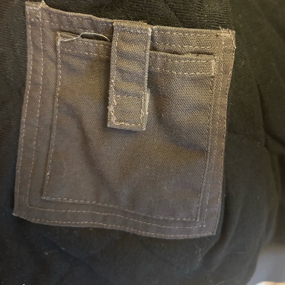 Berne Original Washed Quilt Lined Hooded Jacket charcoal 10-12 tiny flaw pocket - Picture 7 of 9